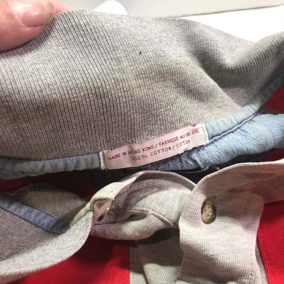 Vintage Mondttta Canadian Rugby Shirt Short Sleeve Mens Large - Picture 7 of 16